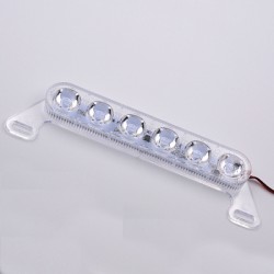 Universal Motorcycle 6 LED License Plate Strobe Flash Light Rear Tail Lamp