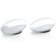 2pcs Car Adjustable 360 Wide Convex Wide Angle Side Round Rear View Mirror Blind Spot Lens